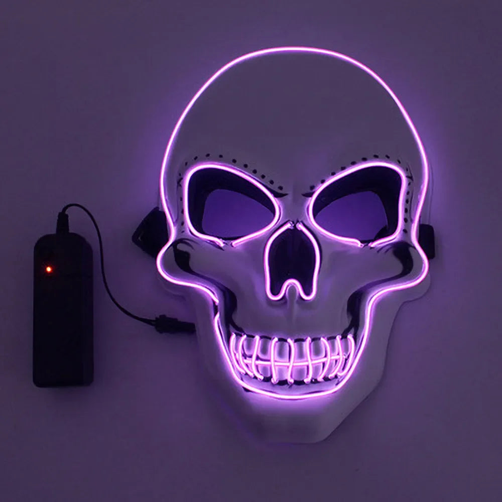 LED Schädel Maske