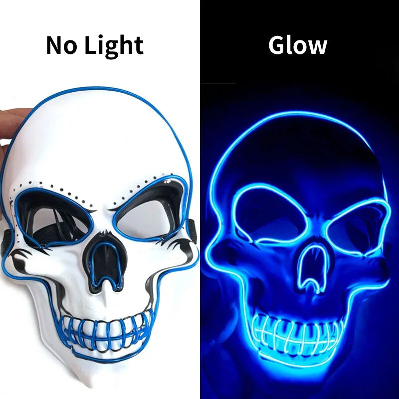 LED Schädel Maske