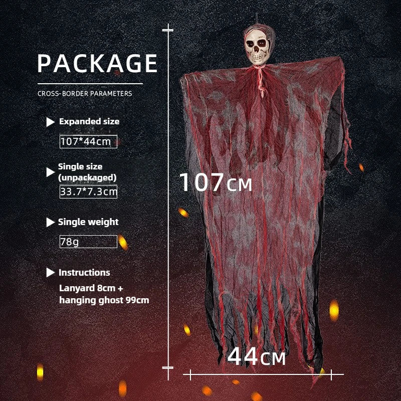 Halloween Hängende Geister & Skelett Deko