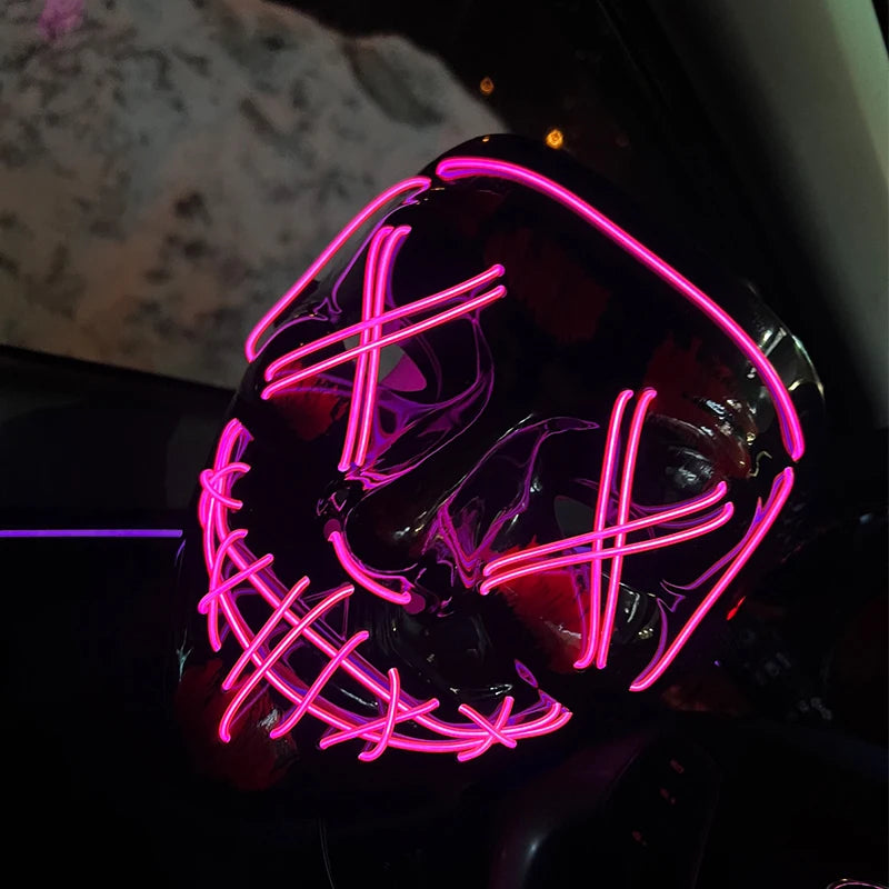 Leuchtende Drahtlose LED Horror-Maske