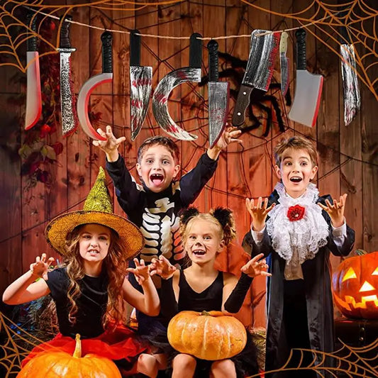 Halloween Blutige Axt & Messer
