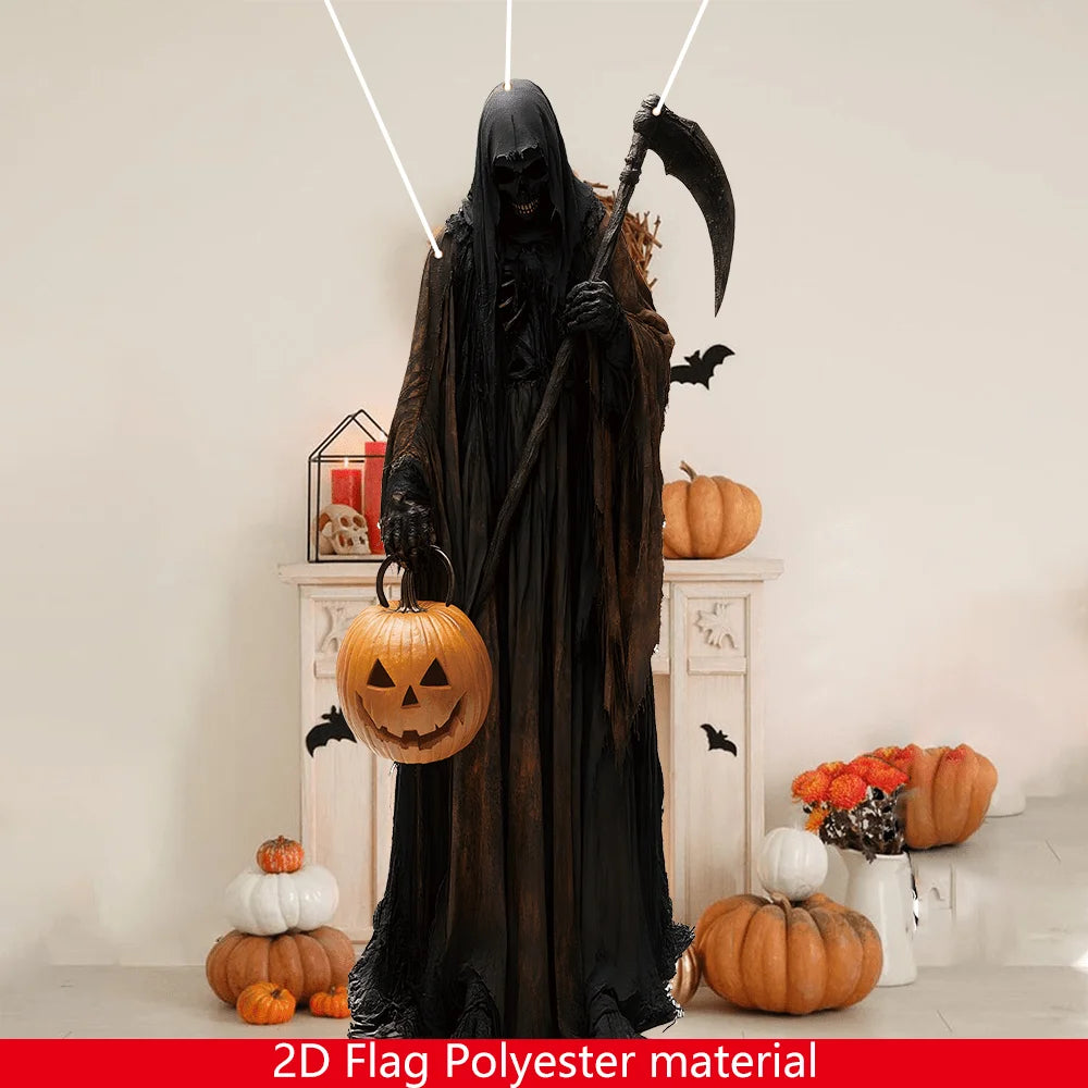 2D Halloween Böser Kürbis