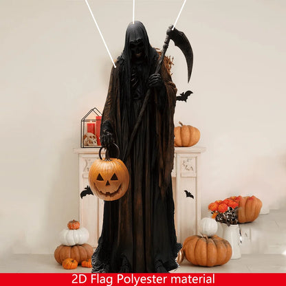 2D Halloween Böser Kürbis