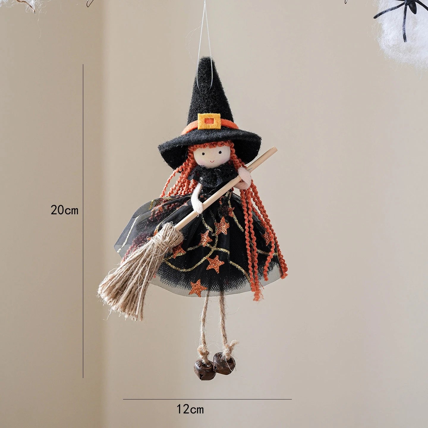 Mesh Besen Mädchen Ornament