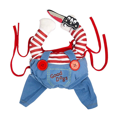 Haustier Party Kostüm – Weicher Katzenmantel & Overalls