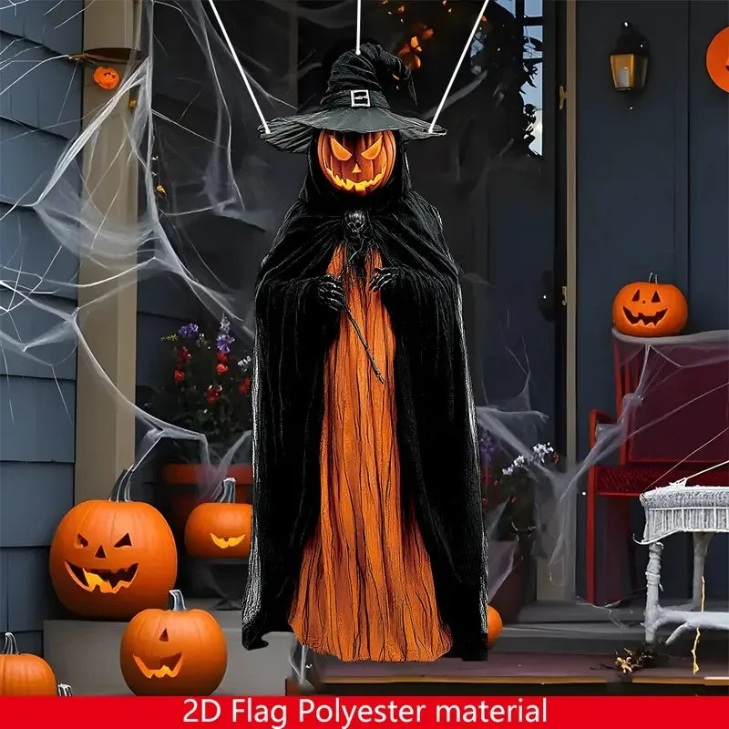 2D Halloween Böser Kürbis