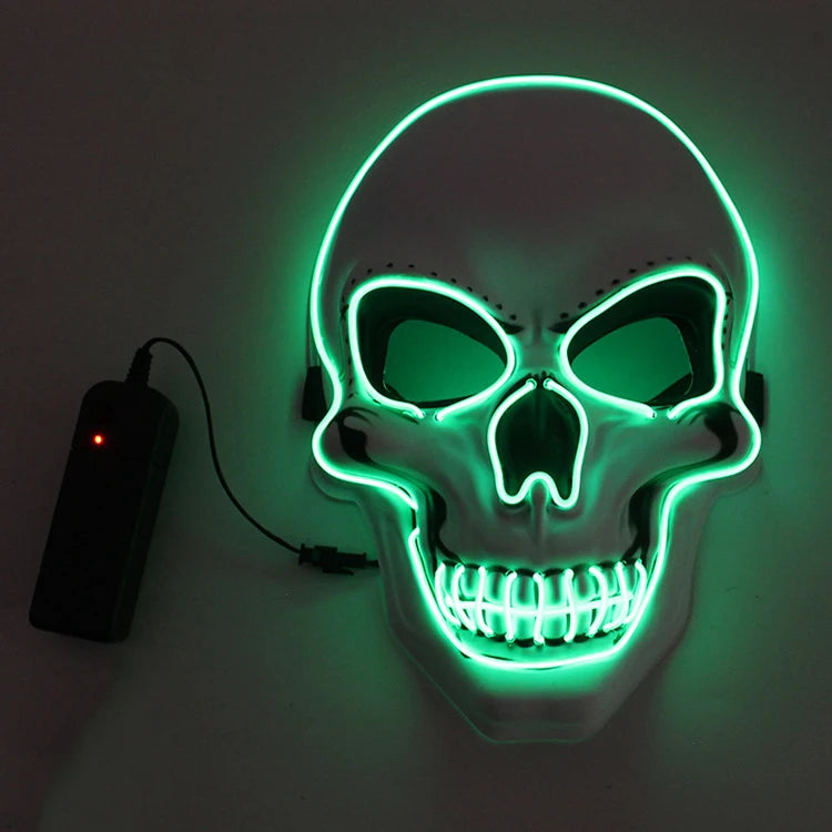 LED Schädel Maske
