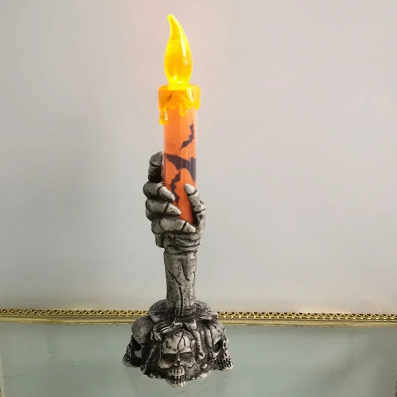 Halloween Deko Geist mit LED Kerze