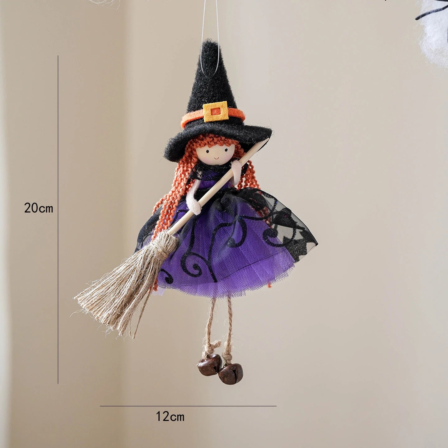 Mesh Besen Mädchen Ornament