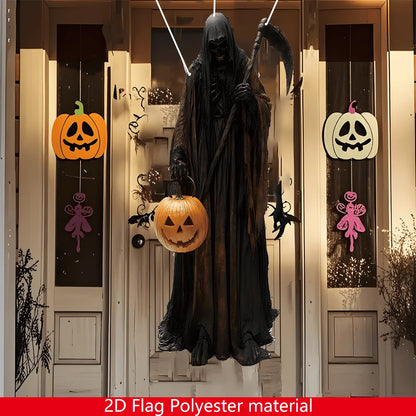 2D Halloween Böser Kürbis
