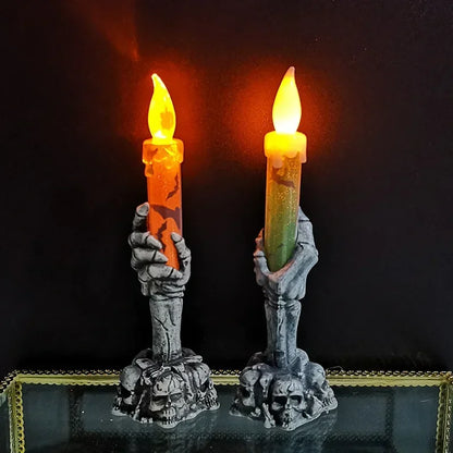 Halloween Deko Geist mit LED Kerze