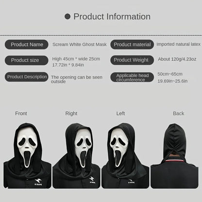 Horror Ghost Skull Maske