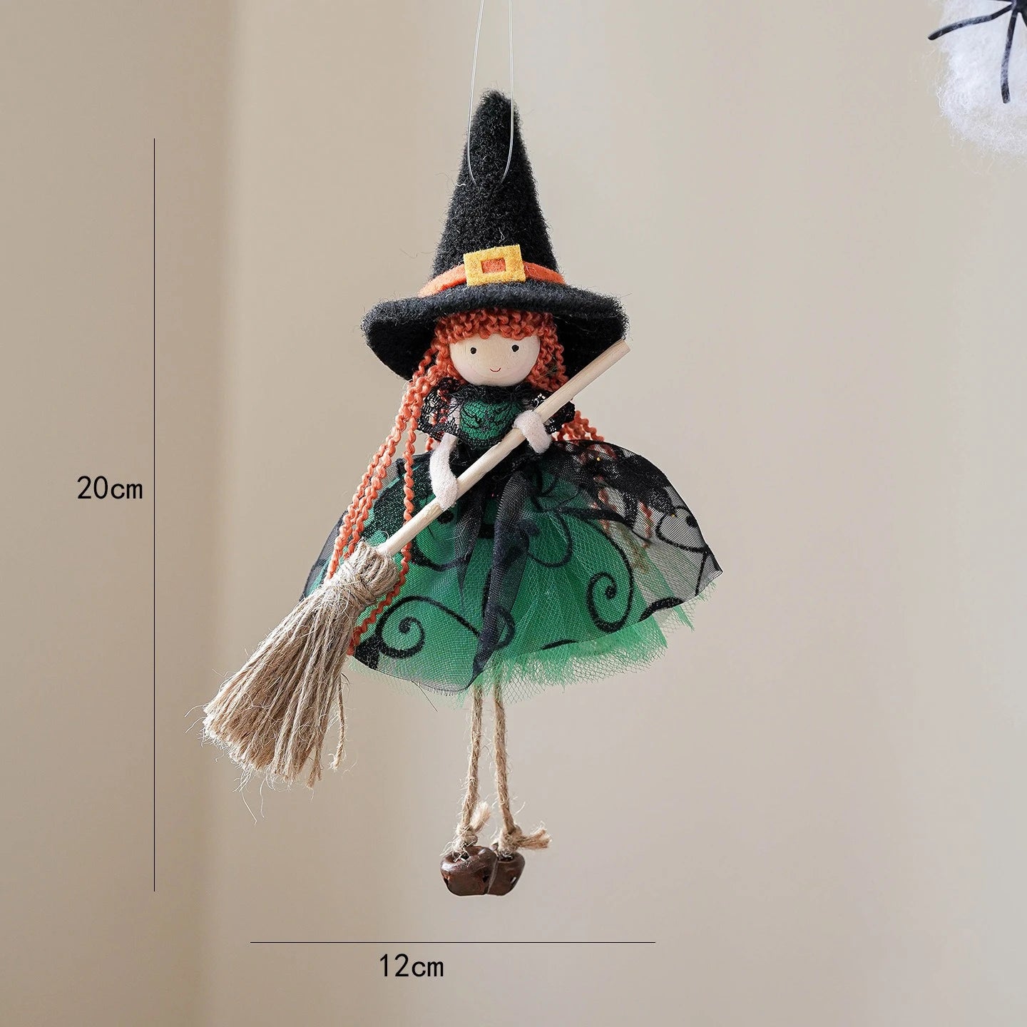 Mesh Besen Mädchen Ornament