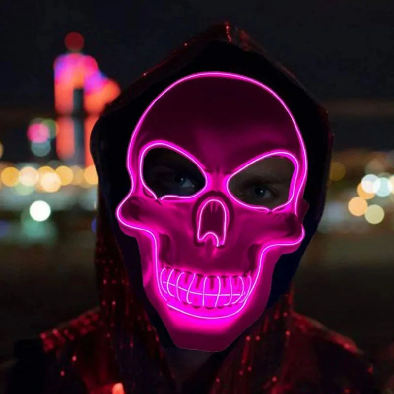 LED Schädel Maske