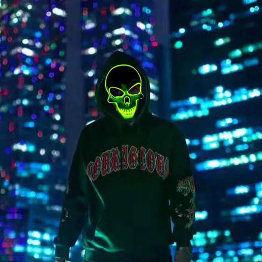 LED Schädel Maske