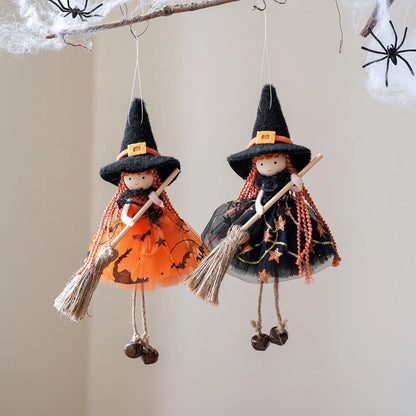 Mesh Besen Mädchen Ornament