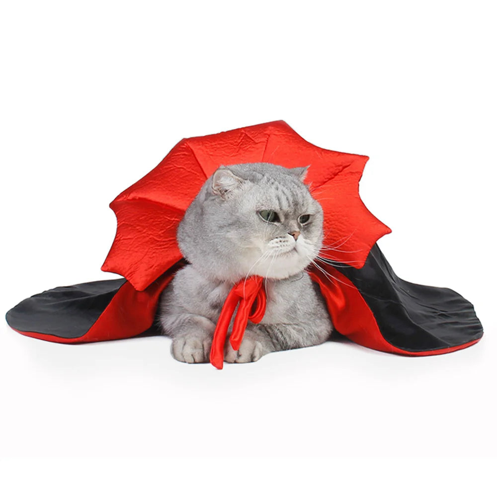 Halloween Vampirkostüm für kleine Hunde & Katzen