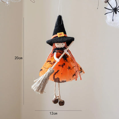 Mesh Besen Mädchen Ornament