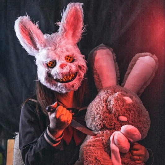 Plüsch Tierkopf Maske