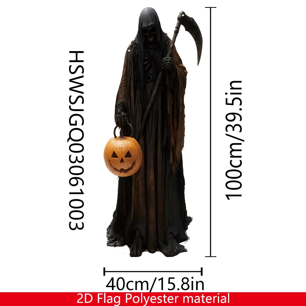 2D Halloween Böser Kürbis