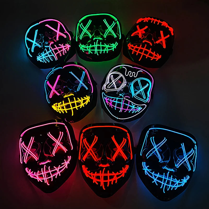 Leuchtende Drahtlose LED Horror-Maske
