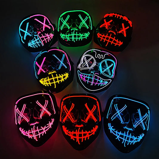 Leuchtende Drahtlose LED Horror-Maske