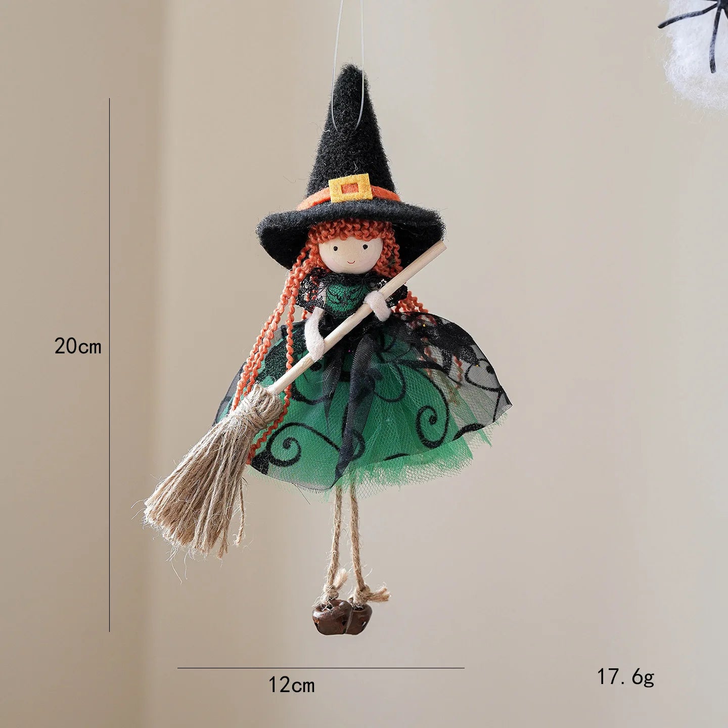 Mesh Besen Mädchen Ornament