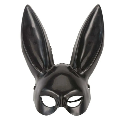 Schwarz-Weiß Kaninchen Maske