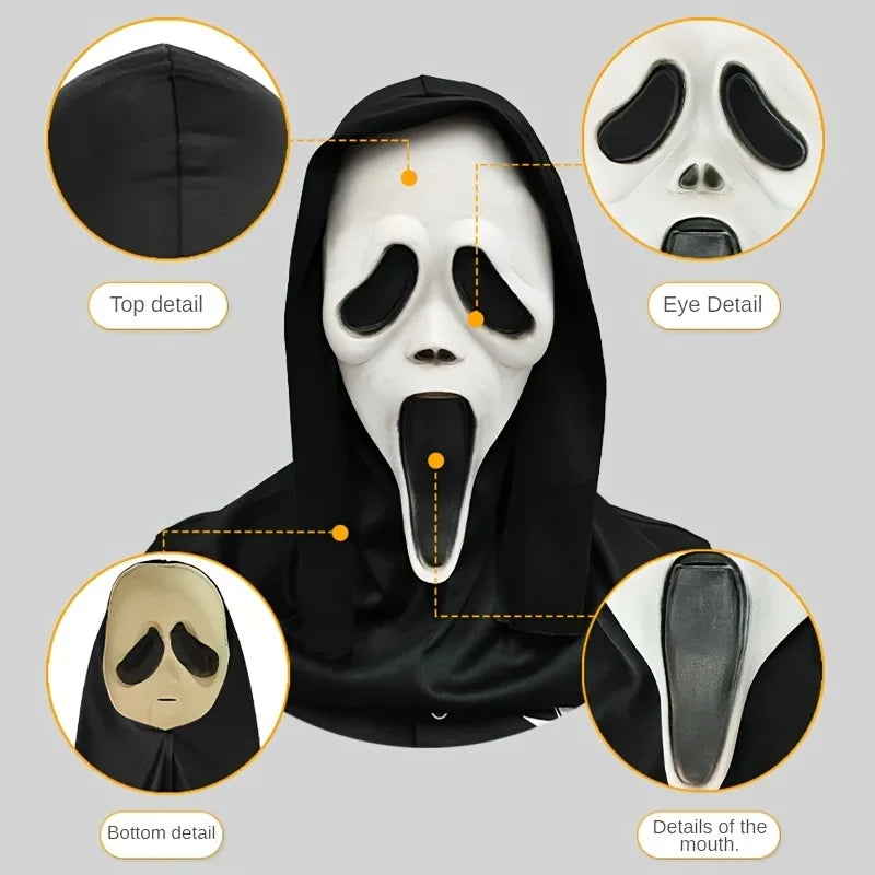 Horror Ghost Skull Maske
